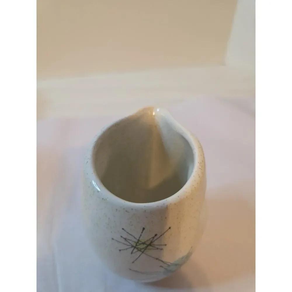 Vintage FRANCISCAN ATOMIC STARBURST creamer 4